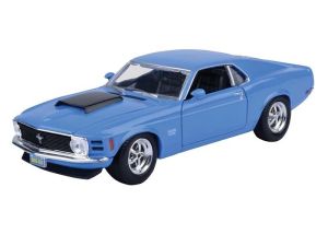 MMX73303BLEU - Voiture de 1970 couleur bleu – FORD Mustang boss