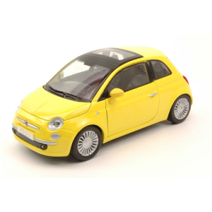 MMX73373JAUNE - Voiture de couleur jaune – FIAT 500
