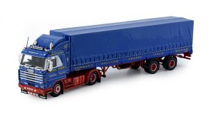 TEK76821 - Camion avec semi baché 2 essieux STEVE SWAIN – SCANIA R143 4x2 TOPLINE