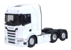 OXF76WHSNGCAB - Camion solo de couleur blanc - SCANIA New génération S Cab 6x2