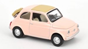 NOREV771205 - Voiture Jet Car de 1965 couleur rose - FIAT 500 F