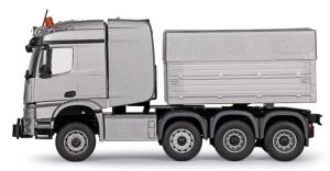 CON78001/11 - Camion porteur de couleur argent – MERCEDES Arocs 8x4