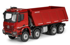 CON78259/01 - Camion benne de couleur rouge - MERCEDES Arocs 8x4