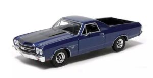 MMX79347BLEU - Voiture de 1970 couelur bleue - CHEVROLET El Camino SS 396