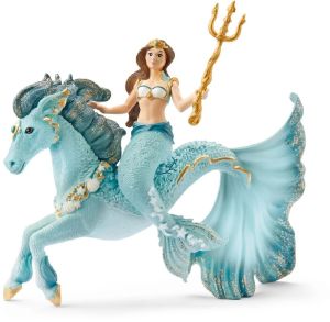 SHL70594 - Figurines de l'univers BAYALA - Sirène Eyela sur cheval de mer