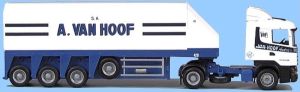Aerop -Innenlader-SZ "Van Hoof" Camion Scania 124