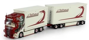 Camion porteur avec remorque JOHN TELHAUG – SCANIA R13 Topline 6x2
