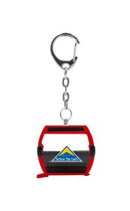 JC80115 - Porte-clés de couleur rouge - SFL - Télécabine OMEGA