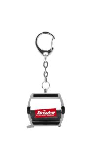 JC80126 - Porte-clés de couleur gris - SKIWELT - Télécabine OMEGA