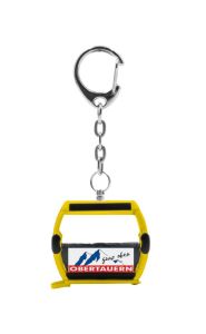 JC80135 - Porte-clés de couleur jaune - OBERTAUERN - Télécabine OMEGA
