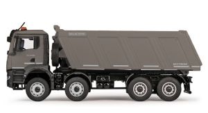 CON81259/04 - Camion benne de couleur grise - MAN TGS NN 8x4