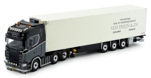 TEK81348 - Camion avec remorque frigorifique aux couleurs DUIJN & ZONEN – SCANIA next Gén S580 6x2