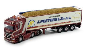 TEK81831 - Camion avec remorque aux couleurs PEETER  - SCANIA S 6x2