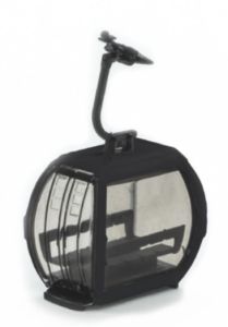 Télécabine de couleur noire 1/87 – Omega V