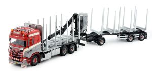 Camion porteur avec remorque aux couleurs S-TRANS – SCANIA R650 6x4