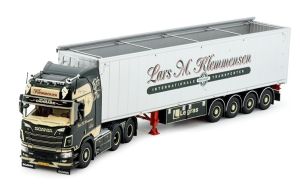 TEK83010 - Camion avec remorque 4 essieux LAR KLEMMENSEN – SCANIA R Highline 6x4