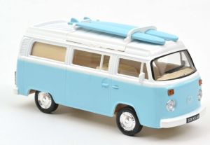 Voiture de 1973 couleur bleue – VW T2b Camper Van