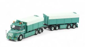 TEK85098 - Camion porteur avec remorque du transporteur JAKOB PEDERSEN - SCANIA 142 Torpedo 6x4