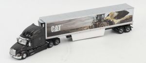 DCM85768 - Camion avec remorque décor CAT - PETERBILT 579 Ultra Loft 6x4