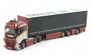 TEK86023 - Camion avec remorque bâchée du transporteur LD TRANSPORT - SCANIA 6x4