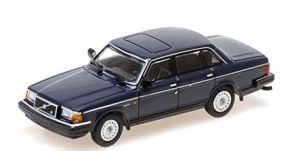 MNC870171404 - Voiture de 1986 couleur bleu foncé - VOLVO 240 GL