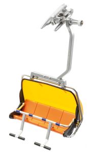 JC87100 - Télésiège avec bubble orange - 4 personnes