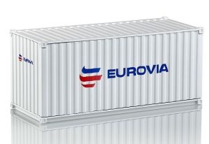 NZG875/10A - Container aux couleurs EUROVIA avec le nouveau Logo