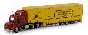 Camion avec remorque du transporteur STJARNSTROM - SCANIA T143 6x4