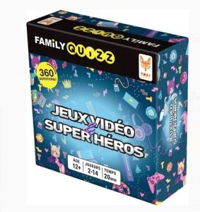 TOPI809001 - Jeu de Quizz familiale – Jeux vidéo et super héros