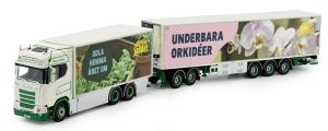 Camion porteur avec remorque frigorifique STEEN HANSEN - SCANIA Next génération 6x4