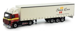 Camion avec remorque bâchée SIMON LOOS - SCANIA Série 3 4x2