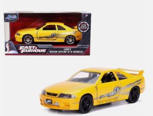 JAD99515 - Voiture de 1995 couleur jaune - Fast & Furious - NISSAN Skyline GT-R