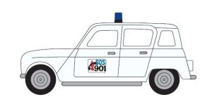 HER942287-003 - Voiture de police RENAULT R4