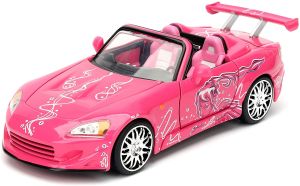 JAD97604 - Voiture cabriolet rose du film Fast & furious – HONDA S2000