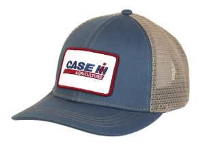 A2938-GV-OSF - Casquette de couleur bleu avec arrière en maille beige - CASE IH Agriculture