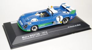 Voiture de courses des 24h00 du Mans de 1974 MATRA MS670B n°1 équipage Henri Pescarolo-Gérard Larousse