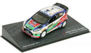 Voiture du rallye de Suède de 2011 FORD Fiesta RS WRC N° 3 équipage M.Hirvonen - J.Lehtinen