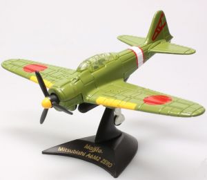 AKI0254 - Avion de guerre Japonais de la WWII MITSUBISHI A6ME Zero vendu en blister