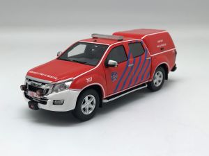 ALARME0037 - Véhicule des pompiers de l'aéroport de Bruxelles limitée à 300 pièces -  ISUZU D-MAX double cabine