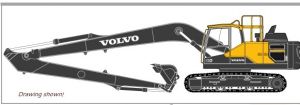 Pelle Bras long - VOLVO EC220 ELR