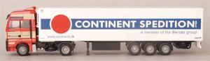 Camion avec remorque 3 Essieux frigorifique THERMOKING "CONTINENT SPEDITION"  MAN TGA XXL 4x2