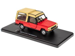 G110T013 - Voiture de couleur rouge et beige – RENAULT Rodeo 6