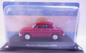 MAGARG15 - Voiture de 1965 couleur rouge – RENAULT dauphine