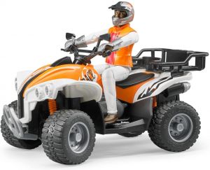 Quad avec le pilote jouet BRUDER