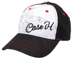 CAS253849 - Casquette de couleur blanche et noir CASE IH