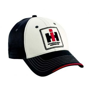 CASCA7816 - Casquette de couleur Noir et Blanche - INTERNATIONAL HARVESTER
