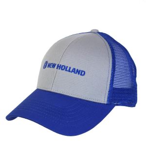 CASNH5001 - Casquette en maille de couleur Bleue et grise - NEW HOLLAND