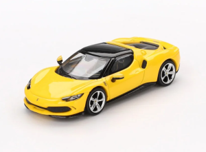BBRFER64005 - Voiture de 2004 de couleur jaune - FERRARI 296 GTB Giallo Modena