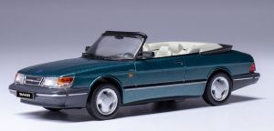 IXOCLC578N.22 - Voiture cabriolet de 1991 couleur verte - SAAB 900