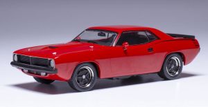 IXOCLC592N.22 - Voiture de 1970 couleur rouge - PLYMOUTH Barracuda